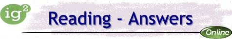  Reading  Answers 